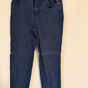 Gloria Vanderbilt Jet Black Skinny Jeans